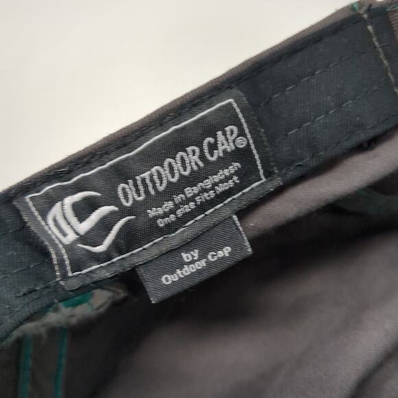 Scheels Slideback Cadet Army Cap Gray OS Adjustable Embroidered Outdoor Cap - Picture 9 of 9